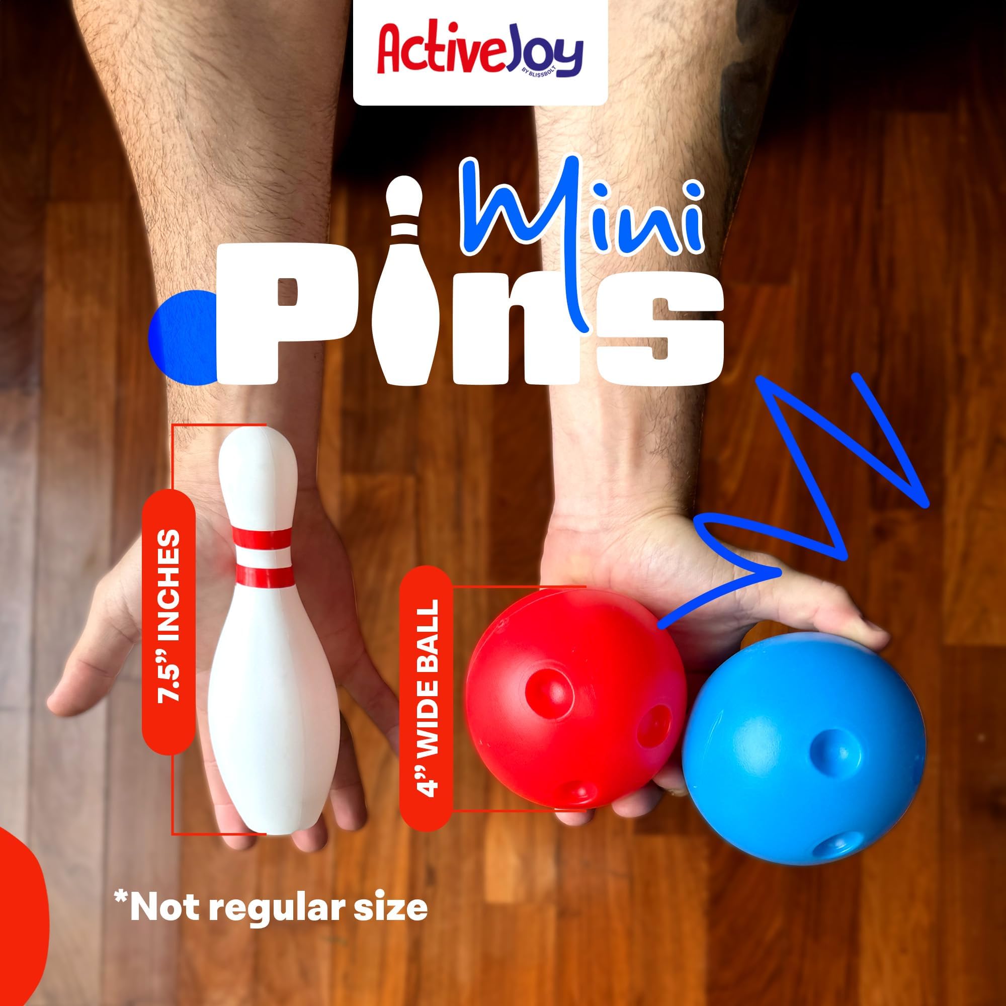 Amazon.co.jp: ActiveJoy - ミニキッズボウリングセット - 屋内の子供