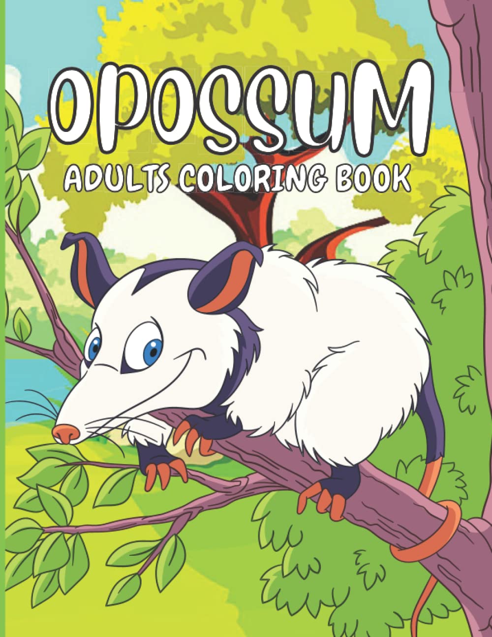 Buy Opossum Adults Coloring Book: Featuring Fun Gorgeous And Unique ...