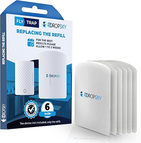 Miniatura 6 de Dropsky Trampa de insectos voladores para interiores, trampa de luz para insectos enchufables para moscas de la fruta, mosquitos y moscas