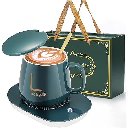 ANTIMERO Coffee Cup Warmer Coffee Mug & Cups lid & Spoon War