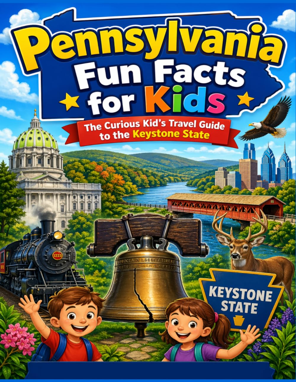 Pennsylvania Fun Facts for Kids: The Curious Kid’s Travel Guide to the Keystone State (The 50 States Fun Facts for Kids Series)