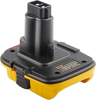 Battery Adapter DCA1820 for Dewalt 18V Tools, Convert 20V Lithium Battery DCB200 DCB201 DCB203 DCB204 DCB205 DCB206 to 18V NiCad NiMh DC9096 DW9096 DC9098 Battery