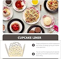 Vista 5 de Gadpiparty 50 envoltorios de trufas doradas: elegantes tazas de chocolate para bodas, despedidas de soltera, cumpleaños y recuerdos de fiesta