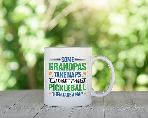 Miniatura 2 de Grandpas Play Pickleball Mug  Personalized Pickleball Coffee Cup  Gift for Grandpa  Custom Gifts for Him  Valentines Day Gift  Unique Dad Gift  Gift