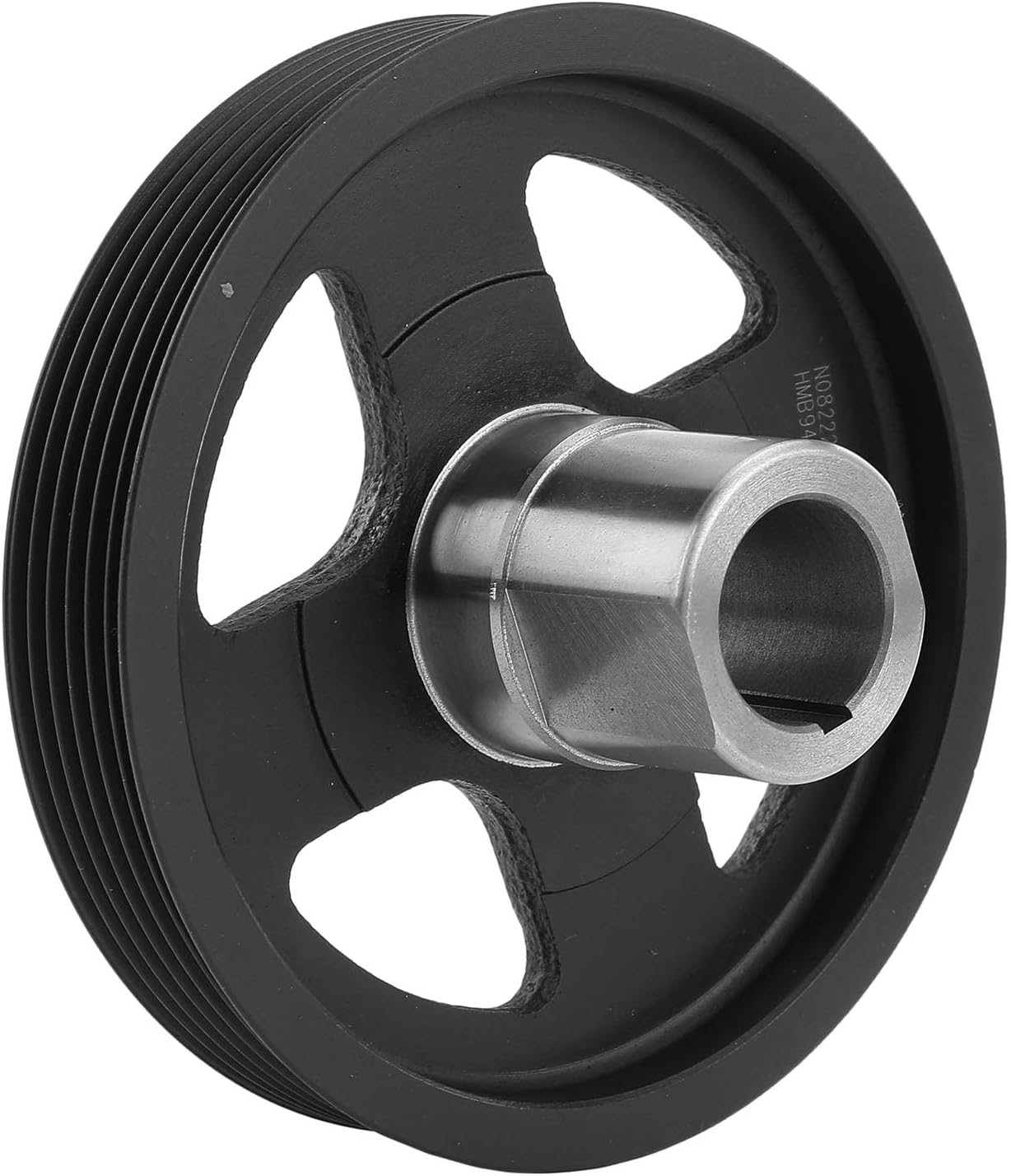 A-Premium Engine Harmonic Balancer Crankshaft Pulley Compatible with Ford Fiesta 2001 2003-2013, Fiesta Ikon 2002-2004 2011-2013, Courier 2003-2012, Ikon, Ka, DOHC L4 1.6L, Replace# MXS6E6312BA