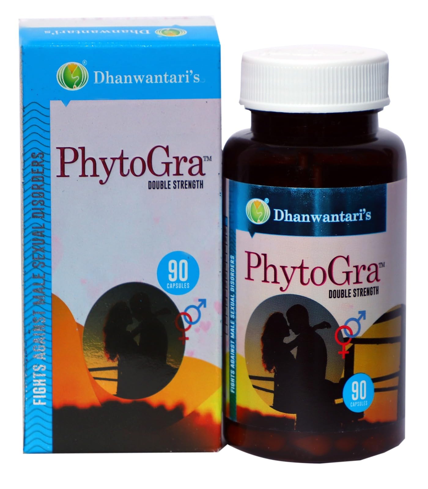 Dhanwantari PhytoGra Double Strength 90 Capsules And Free Deb Health Grow Panch Tulsi Drop 30ml (Pack of 2) (B0CY28R34Y) Amazon Price History, Amazon Price Tracker