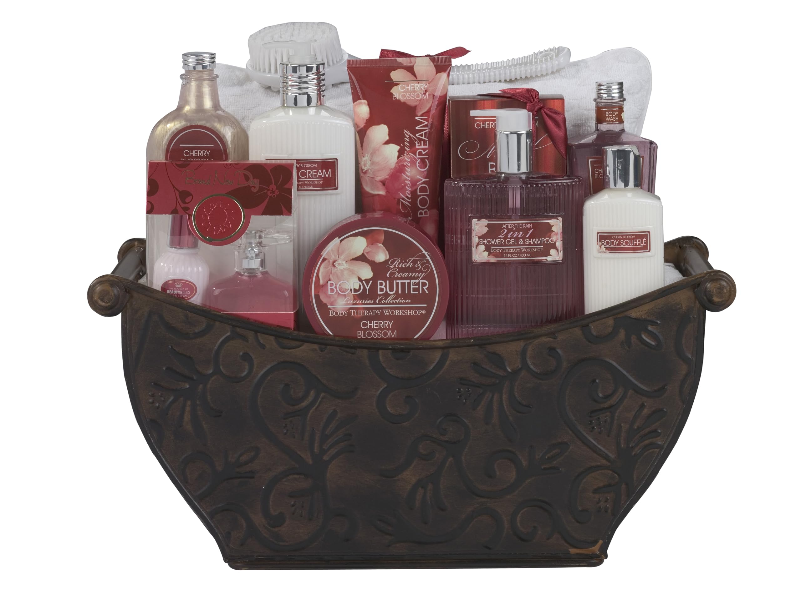 Basket Care Package Body Gift Set from Bath, Variety of Products