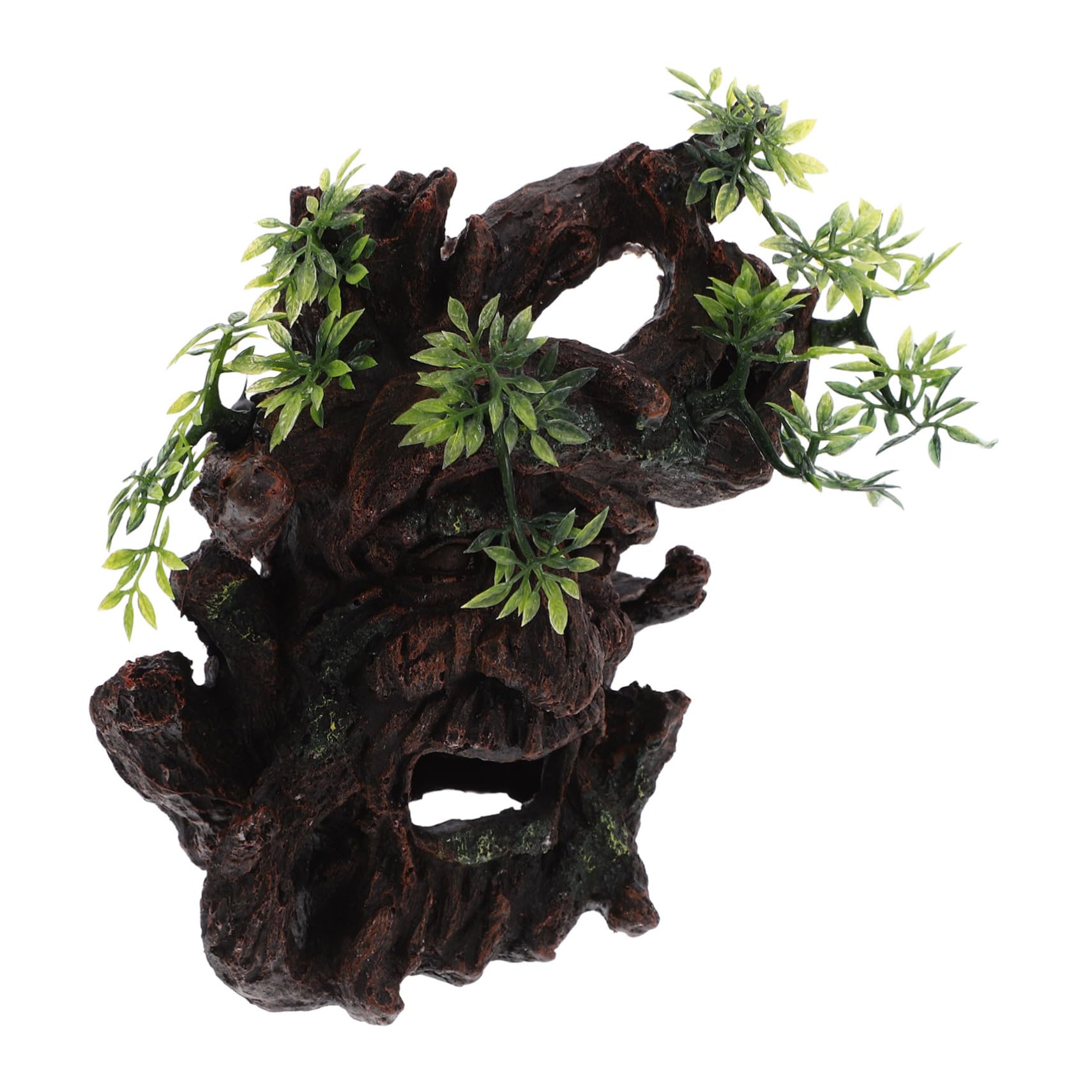 Toddmomy 2pezzi Per Gamberetti Decorazione Stump Per Nascondiglio Per e Rettili Accessorio Per Acquari e Terrari Design Realistico e