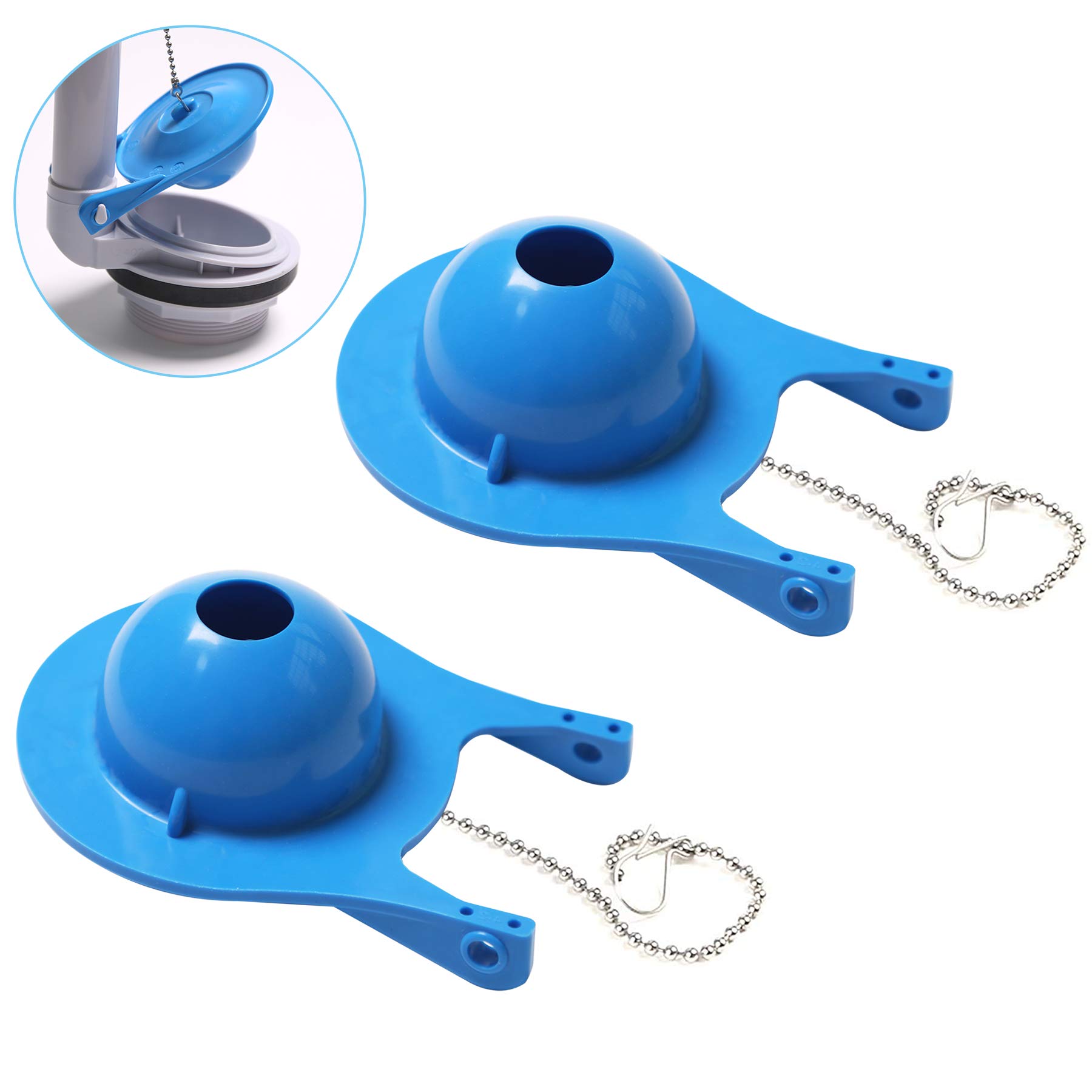 2 Pack 3 Inch Toilet Flapper Replacement Parts Compatible with  