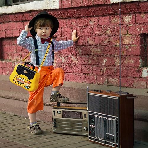 Miniatura 7 de UNIH Juegos de herramientas para niños de 2 a 4 años kit de herramientas de fijación preescolar de carpintería con caja amarilla juguetes para niños