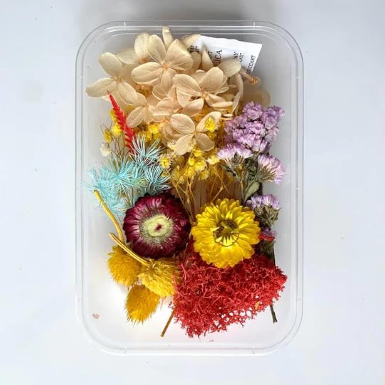 Brille Bee Dried Flowers Mixed Pack, Multicolour Natural Petals for Crafts, Soap Making, Candle Making, Resin Art, DIY Projects (1 Box)-image-44