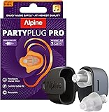 Alpine PartyPlug Pro Gehörschutz Ohrstöpsel für Konzert, Festival, Musik, Party & Disco - 21dB Hi-Fi Premium Lärmschutz - Höchste Musikqualität, Professional Filter, 3 Größen (S/M/L), Transparent Mehrfachgröße - Pro Transparent
