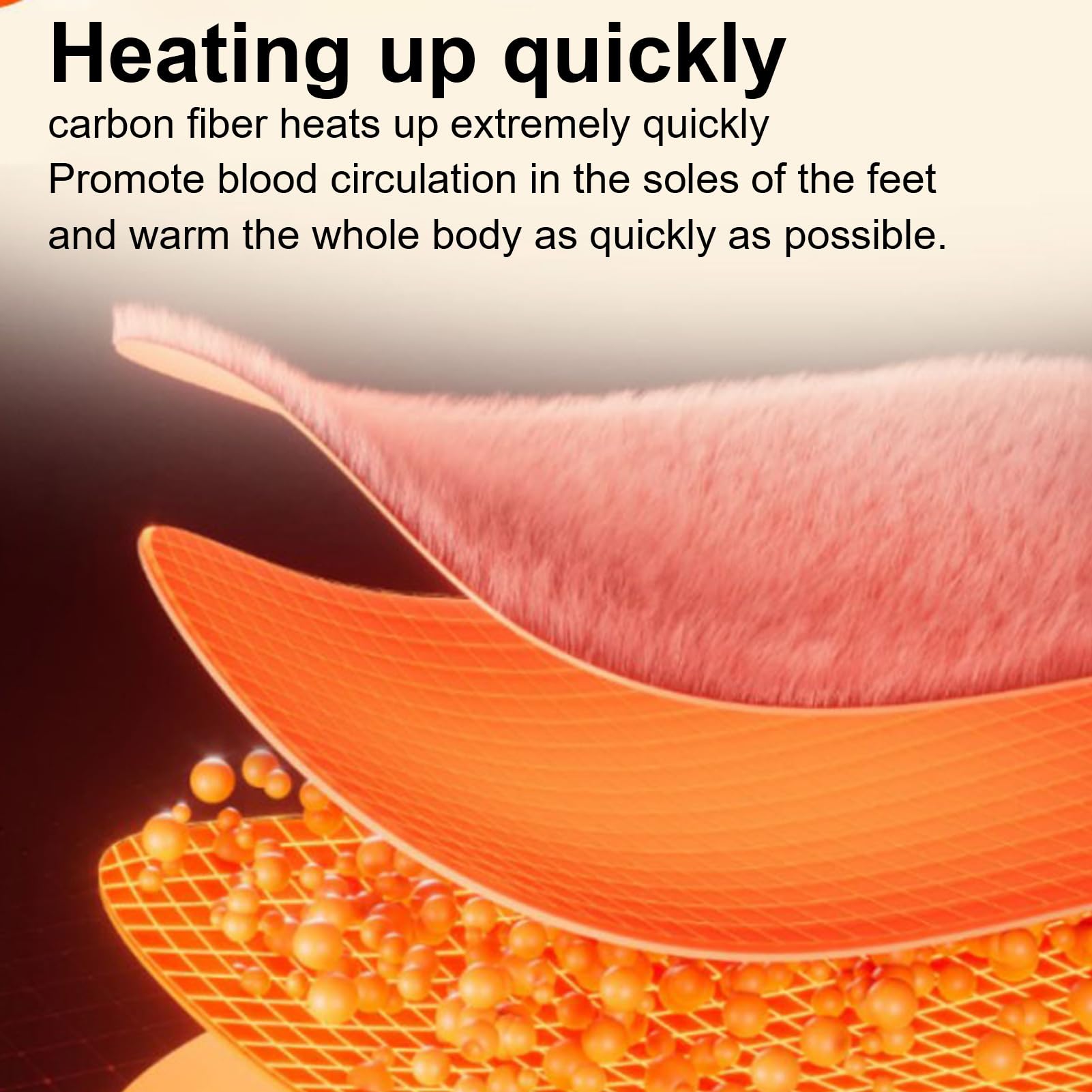 Scarpe riscaldanti elettriche, unisex, ricaricabili, riscaldate da uomo, ricaricabili, scaldapiedi, calore termico per i piedi, accessori per la casa, indispensabili per l'inverno