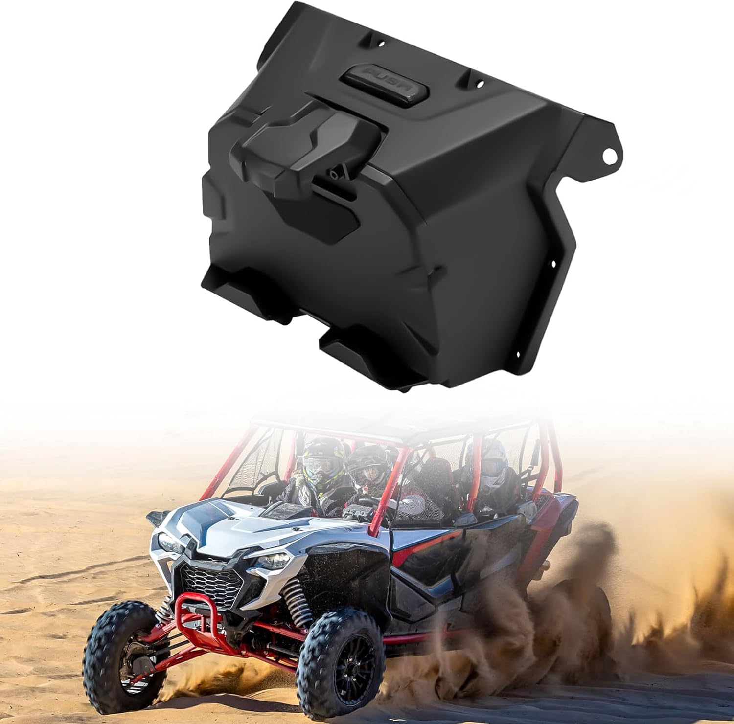 Electronic Device Tablet Phone GPS Holder Mount with Storage Box Organizer Tray for Honda Talon 1000R 1000X 1000X-4 (2019-2025) UTV Talon Accessories No Drilling Shockproof