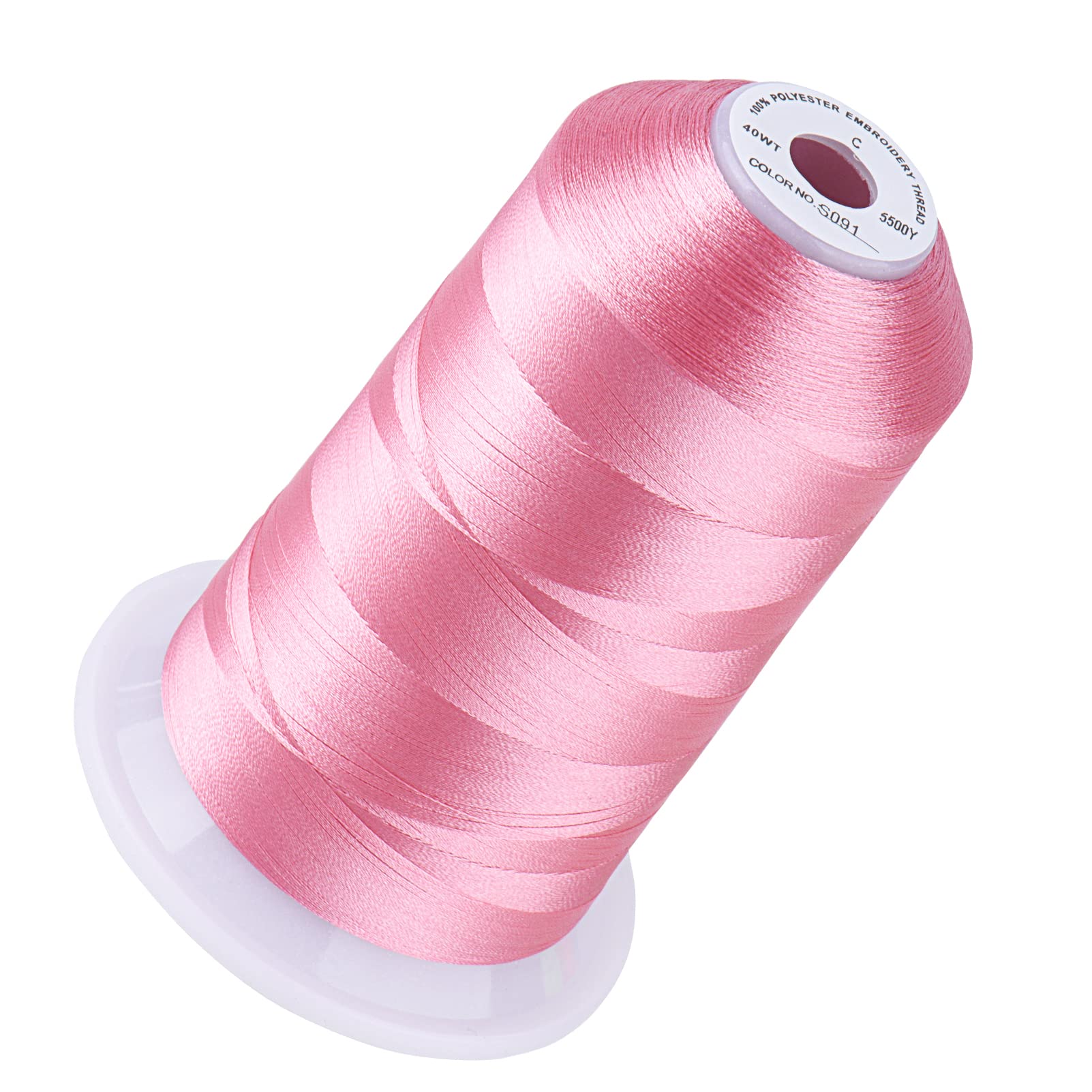 Simthread 5000M 40WT Polyester Embroidery Thread, Sweet Pea S091