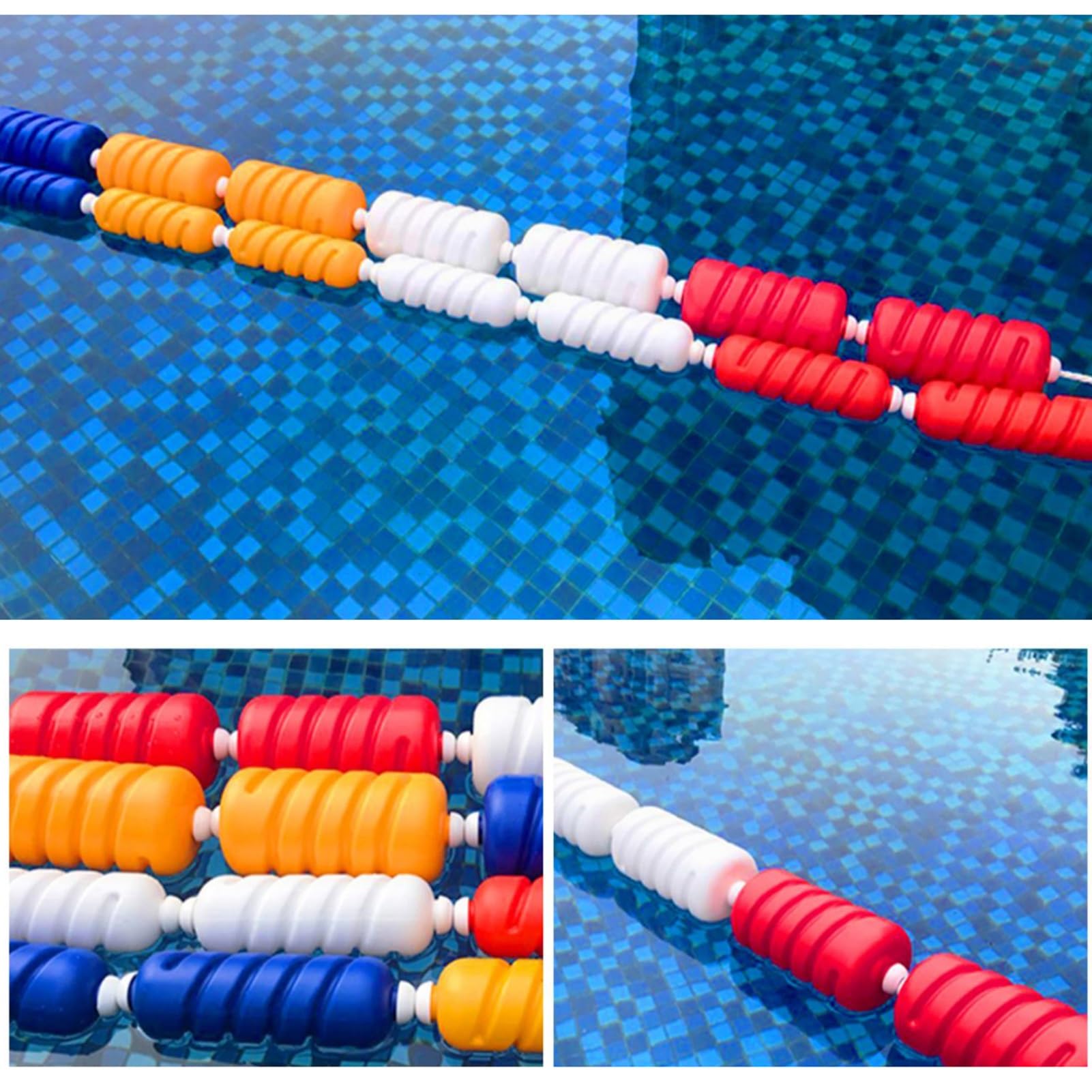 Nylon Pool Divider With Hooks 84ft Swimming Pool Safety Lane Divider ...