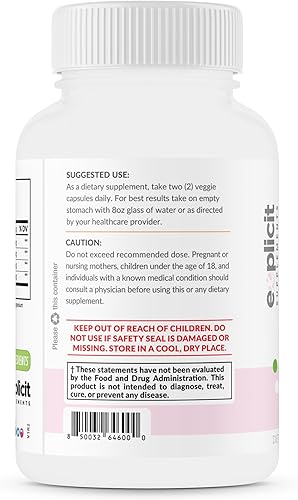 Miniatura 5 de eXplicit Supplements Suplemento para blanquear la piel, glutatión de 1000 mg, aclara y unifica los tonos de la piel, ayuda a aclarar manchas oscuras