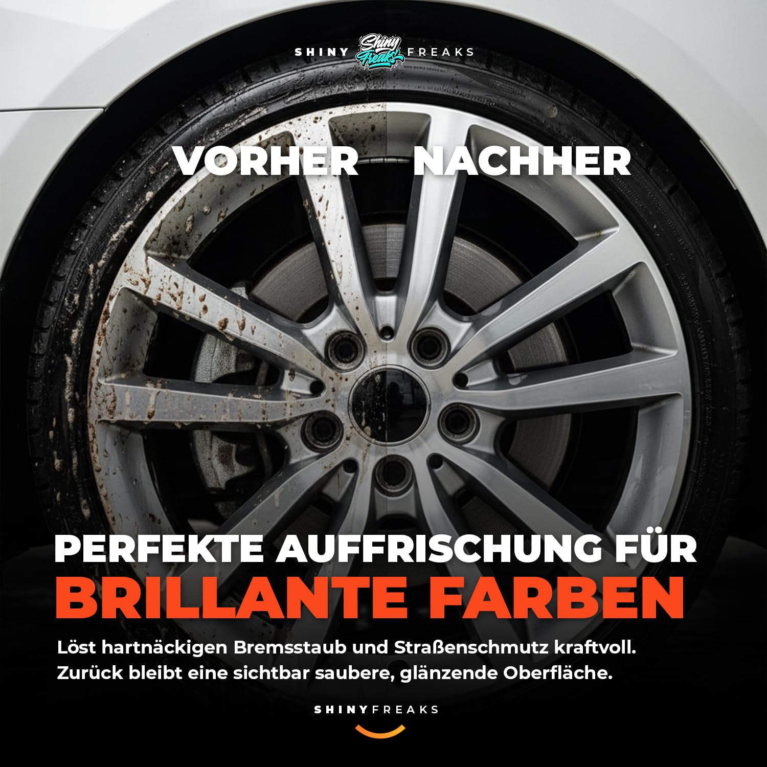 Autowäsche Set – SONAX Glanz Shampoo Konzentrat 500 ml + FelgenBeast Felgenreiniger 500 ml + Waschhandschuh + Trockentuch + Mikrofasertuch + Duftspray – Auto Waschset, Autoreinigungsset Außen, 6-tlg.