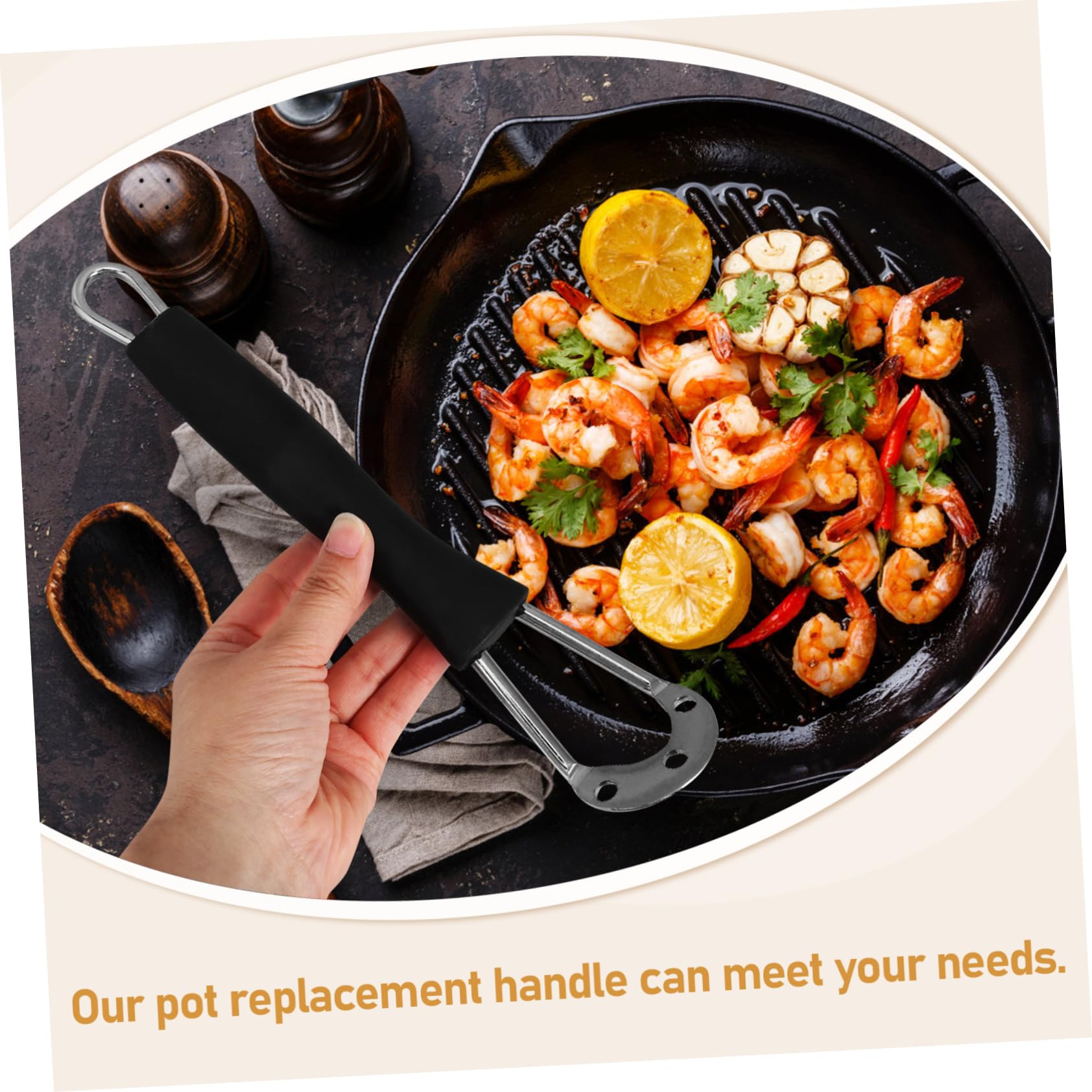 MAGICLULU 5st Wok-Griff Knopf Kochtopf Abnehmbarer Topfgriff Ersatzgriffe Für Töpfe Und Pfannen Universeller Pfannengriff Ofen Abnehmbarer Griff Für Töpfe Und Pfannen Braten Halter Bakelit