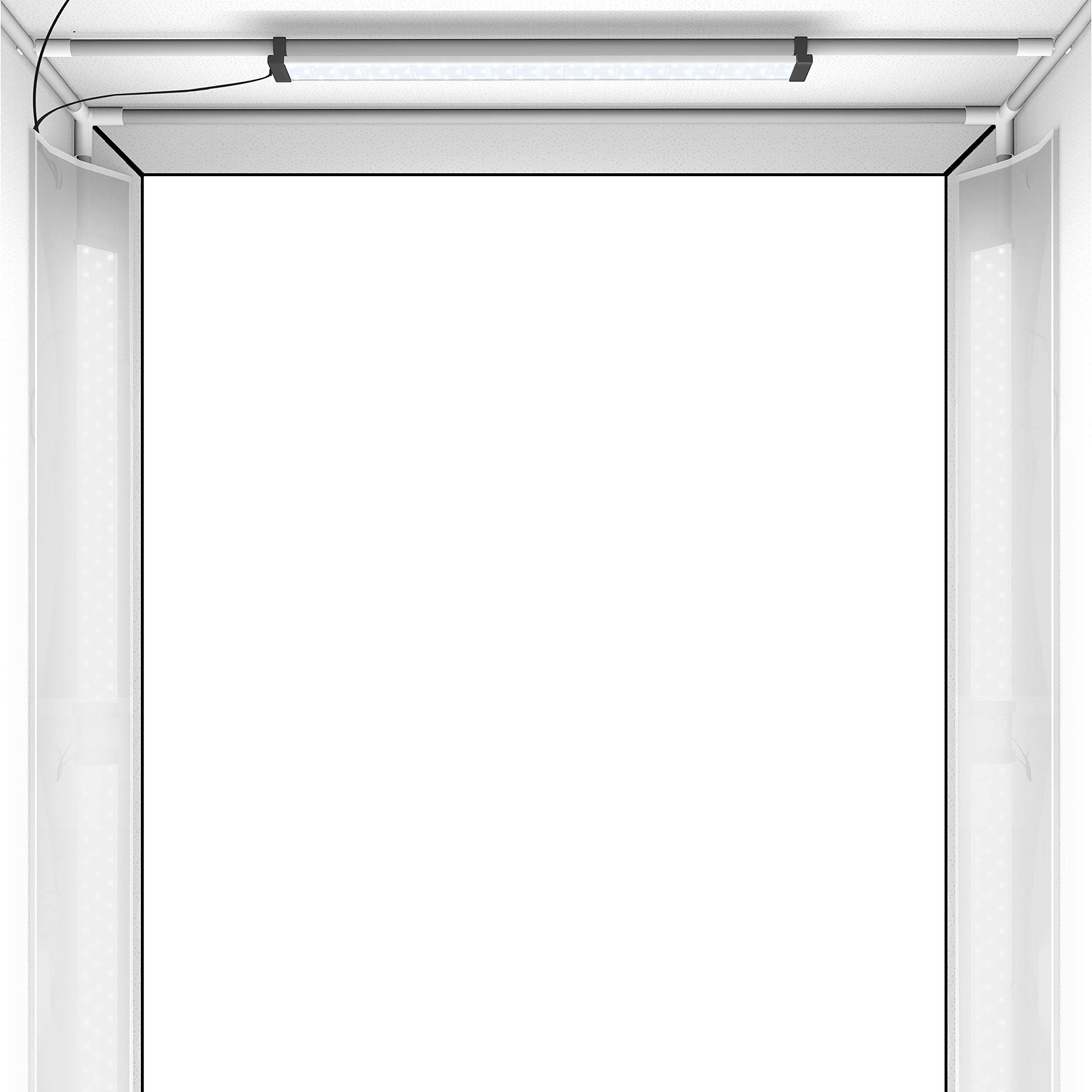 HAVOX - Studio Fotografico HPB-160 - Dimensioni 120x80x160cm - Illuminazione a LED "Luce del giorno" 5500k - 30,000 lumens - CRI 93 - Realizza le tue foto commerciali per e-commerce.