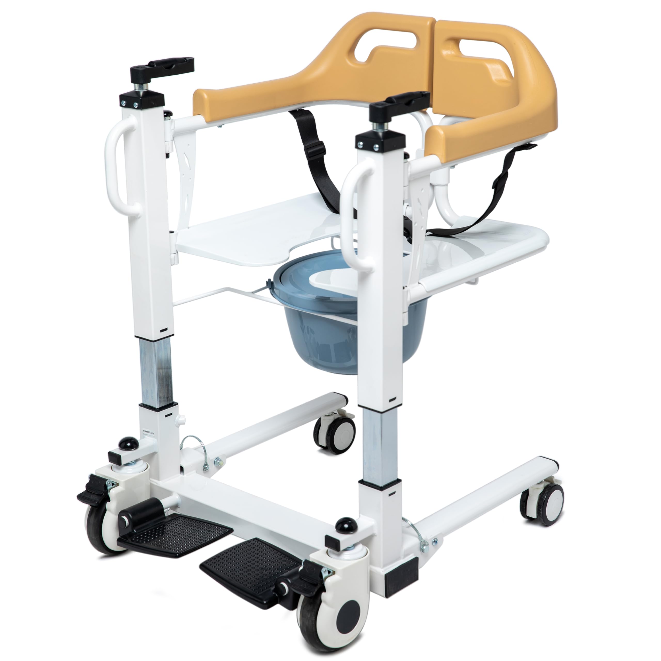 Patient Lift Transfer Chair for Home, Transfer Lift Chair for Seniors, Easy to Use, Shower Chair, Bedside Commode, Weight 290 lbs, Ships from USA