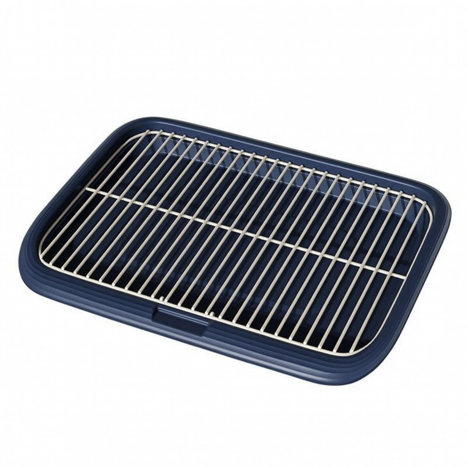 Propreté avec Grille, 60 × 45 × 5,6 Cm, Bleu Foncé
