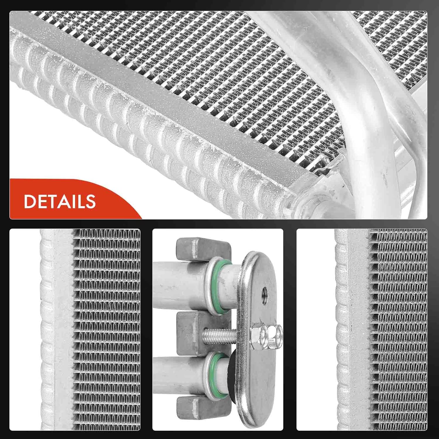 A-Premium Rear AC Evaporator Core Compatible with Mini Cooper Clubman/Cooper Countryman 2017-2019, Cooper Countryman 2011-2017, Cooper Paceman 2013-2016, Cooper 2007-2019, with Pressing Plate