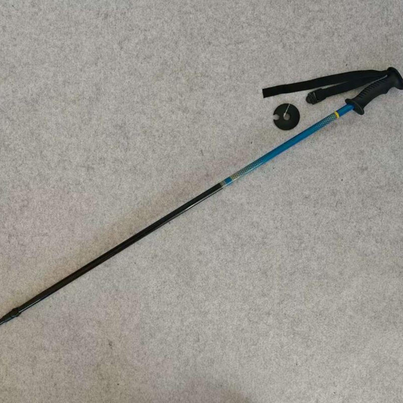 MERIGLARE Ensemble de 2 Bâtons de Randonnée, Bâtons de Ski, Bâtons de Marche en Aluminium avec Poignées en Caoutchouc Confortables et Options de Fixation pour E