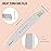 Makartt Nail File: Professional Nail Files, 100/180 Grit Emery Boards for Nails, 10 Pcs Zebra Doubled Sides Coarse Fingernail Filer for Acrylic and Extension Gel Removal Manicure Kit Salon Home Use