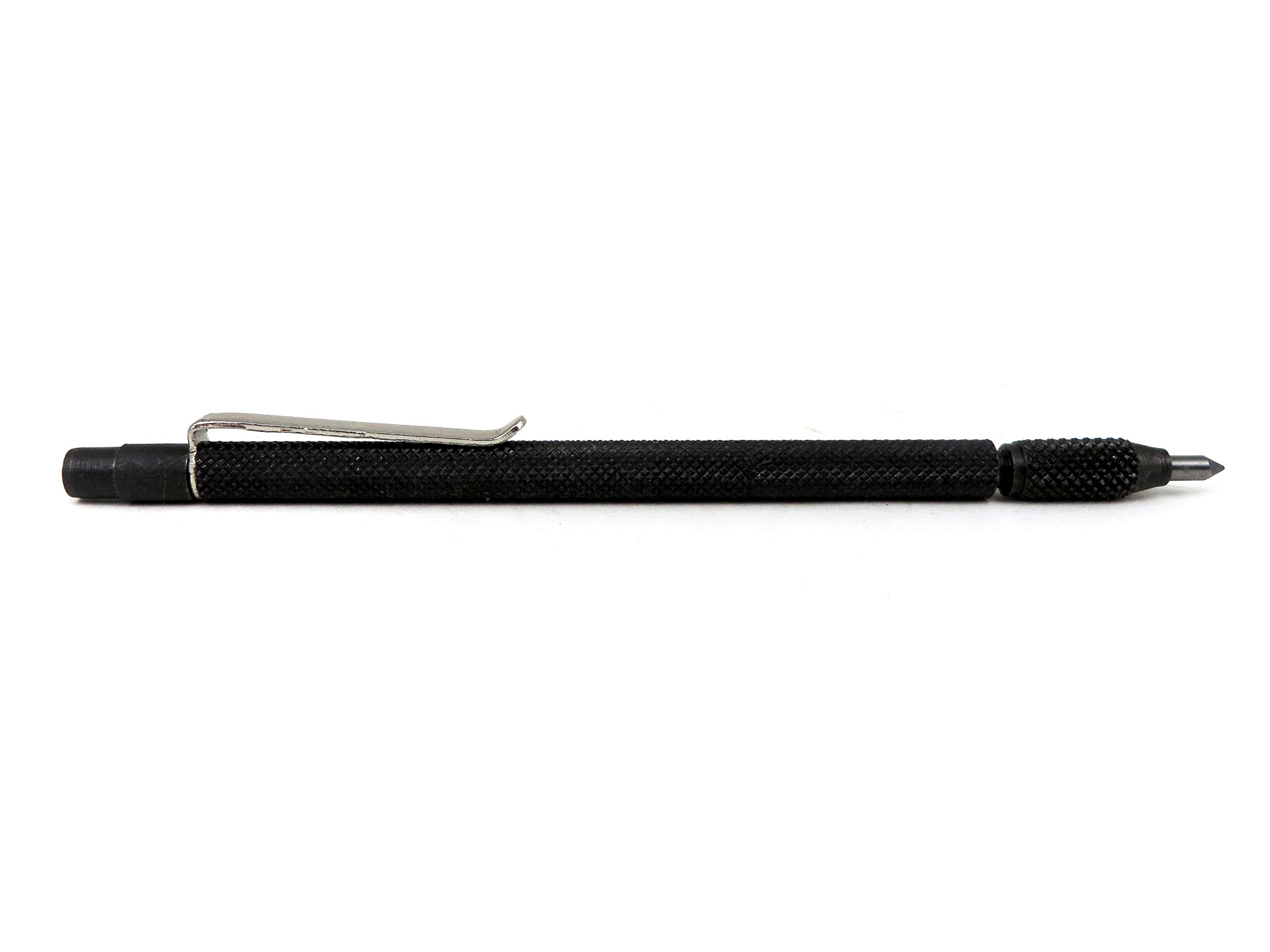 Taytools 466101 Heavy Duty Tungsten Carbide Scriber Etching Pen Made From Hardened Tool Steel with Magnetic Pickup with Pocket Clip Knurled Body for Metal Glass Ceramic — Amazon image 2