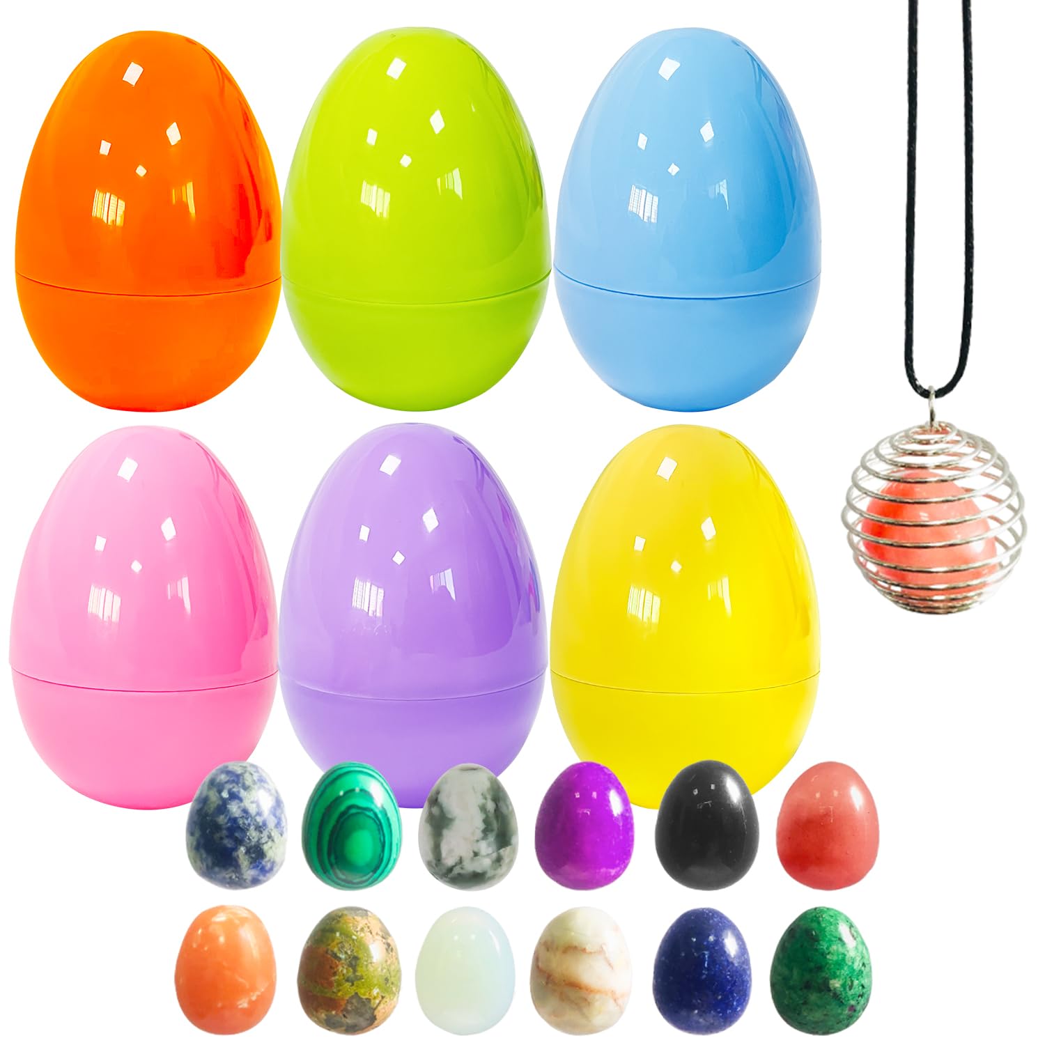 View 2 of **MISSING PARTS**
PARSUP 12PCS Easter Eggs with Crystal Gem Stones for Easter Theme Party Favors, Supplies for Easter Egg Hunt, Basket Stuffers/Fillers, Classroom Prize Supplies Toddler Boys Girls