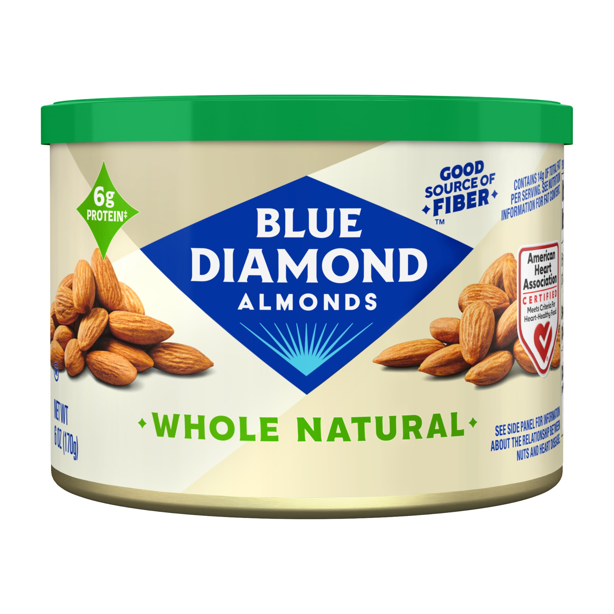 Amazon.com : Blue Diamond Almonds, Whole Natural Raw Snack Nuts