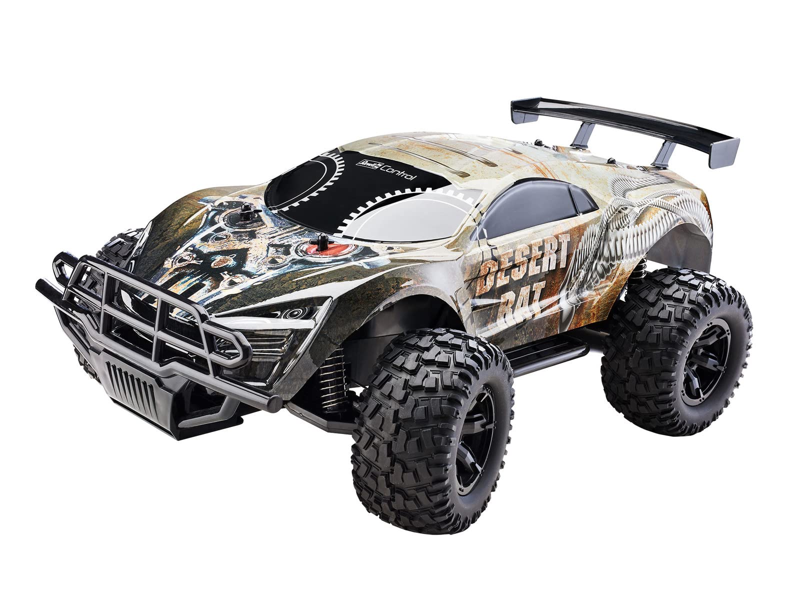 Revell Control RC Car Desert Rat I skala 1:10 I samochód off-road do wszystkich terenów I prędkość 18 km/h I wytrzymała karoseria, pilot zdalnego sterowania 2,4 GHz, dla dzieci od 8 lat i entuzjastów