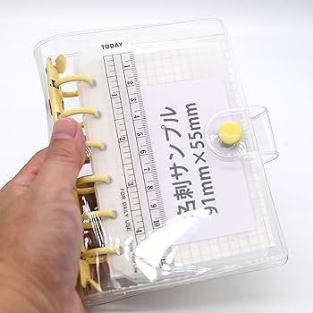 システム手帳   ミニ6 Amazon.co.jp: TSUKURIRO ミニ6穴 システム手帳 カラー リング