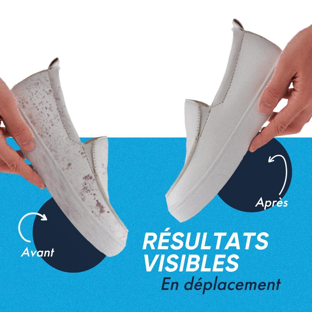 Lingettes nettoyantes chaussures – Lingettes de nettoyage multifonctions pour toutes chaussures | Qualité supérieure | Gardez vos chaussures comme neuves | Emballées (Lot de 12 lingettes)