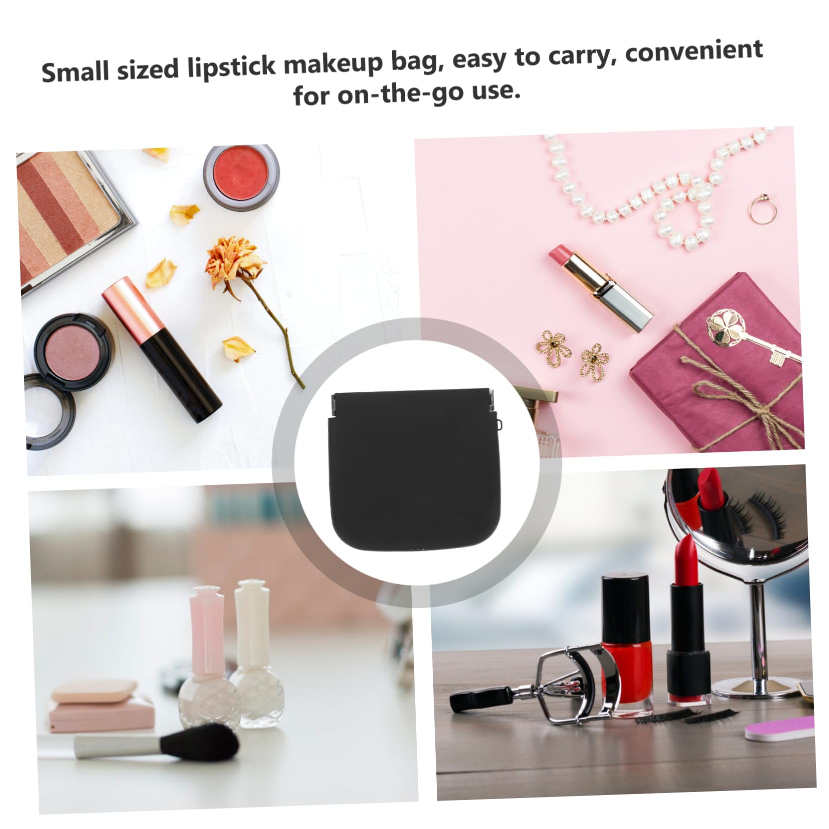 Baluue 5stücke Klein Und Handlich Kosmetiktasche Für Lippenstifte Und Münzen Makeup Bag Für Und Täglichen Gebrauch Multifunktionale Aufbewahrungslösung