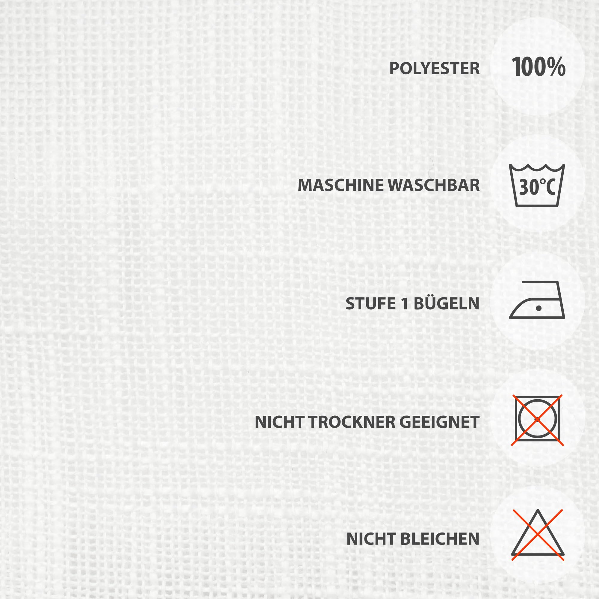 Verdi Collection Premium Gardinenschal Vorhang Leinenoptik, Halbtransparent, Oeko-TEX® Standard 100, 3 Montagemöglichkeiten mit Schlaufenband, 145 x 245 cm (BxH) Weiß