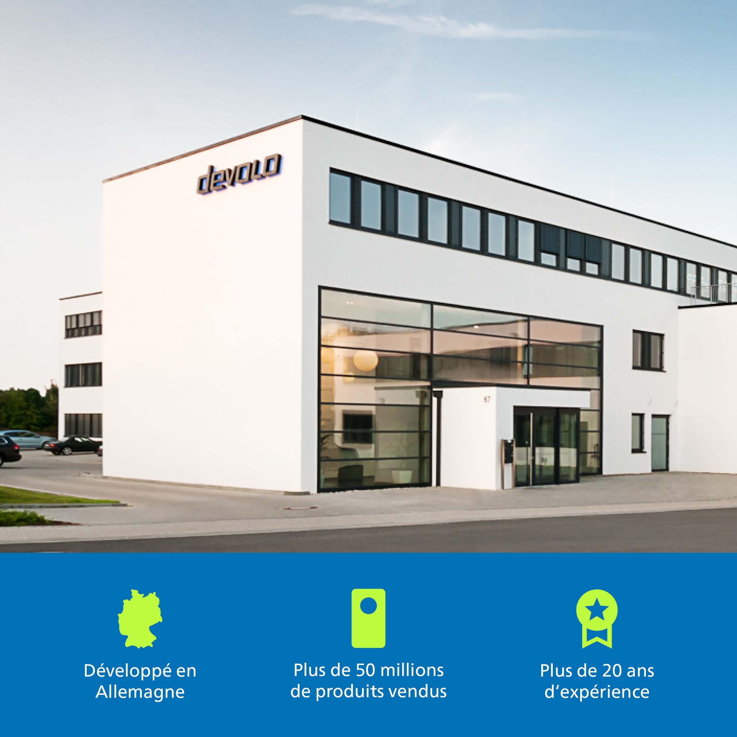 devolo WiFi 7 BE6500 Router, Le routeur Wi‑FI pour la Fibre et Les connexions câble, Jusqu’à 6.500 Mbit/s, connectivité LAN 2,5 Gbit/s, Blanc