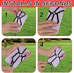 BOXOB Universal Smartphone Harness with Tether, Silicone Smartphone Strap Harness Practical Anti Theft Mobile Phone Lanyard Outdoor Protection Accessories for 6.1 to 6.8 Inches(Black)