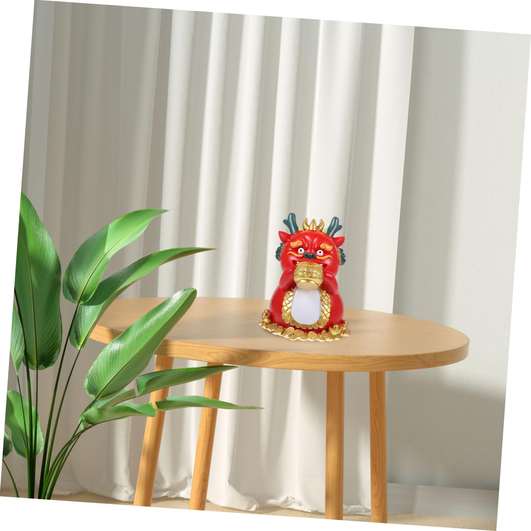 ORFOFE Drachen Spardose aus Kunstharz mit Tierkreiszeichen Motiv Münzbehälter für Geld Sparen Dekoratives Accessoire für Wohnzimmer oder Schlafzimmer