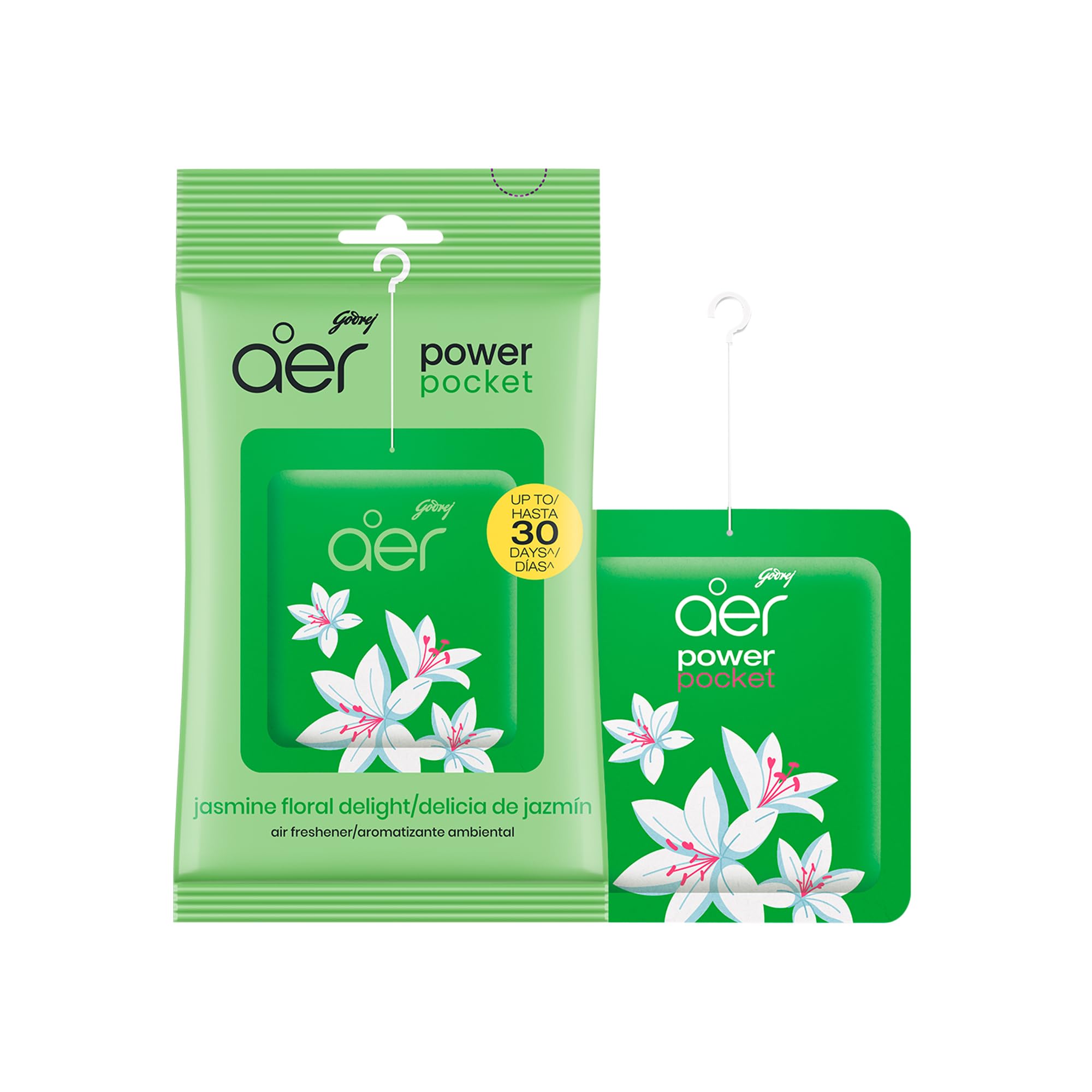 Godrej Aer Power Pocket Bathroom Fragrance - Floral Delight 10G