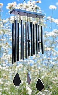 Black 12 pipe wind chime