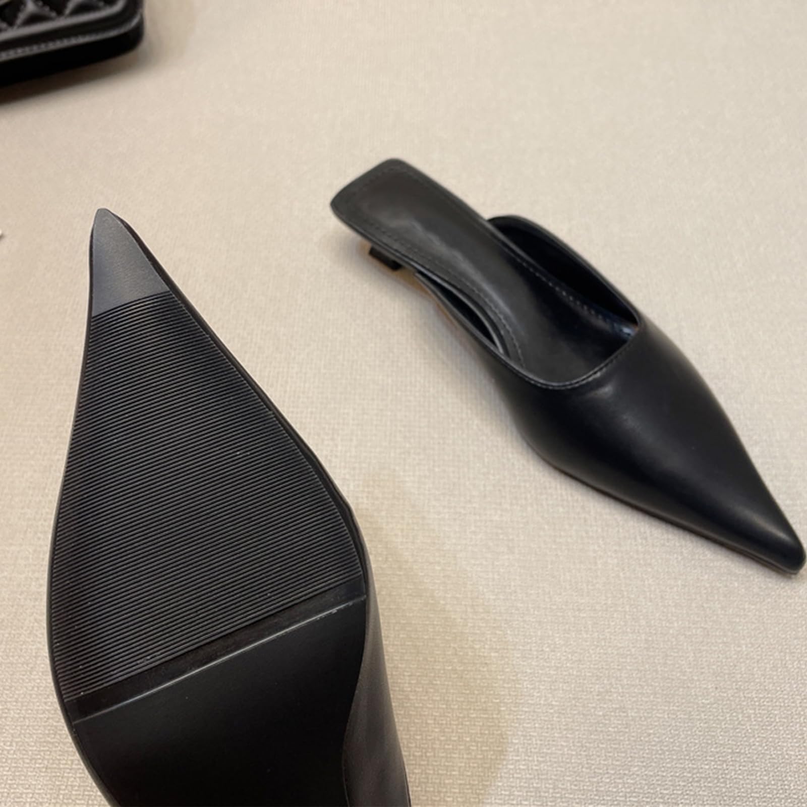 Amazon.com: CPMBFDC Women's Slingback Kitten High Heels Pointed