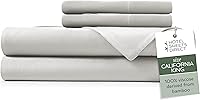Vista 70 de Hotel Sheets Direct Juego de Sábanas de Cama de 4 Piezas, Tamaño Queen, 100% Viscosa Derivada de Bambú, Juego de Sábanas con 2 Fundas de Almohada
