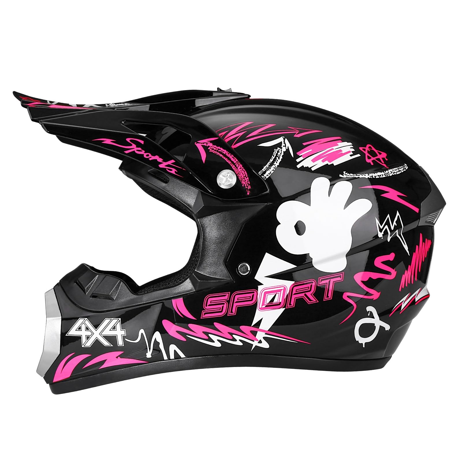 Casco Da Motocross Per Bambini, Casco MTB Integrale Per Bambini, Casco Da Motociclista Per Giovani, Casco Da Downhill, Casco Da Enduro Per Quad, Casco Da Moto ATV Certificato ECE