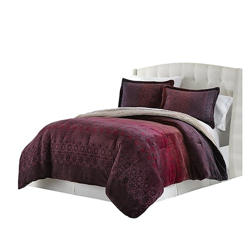 Red Velvet Comforter Amazon Com