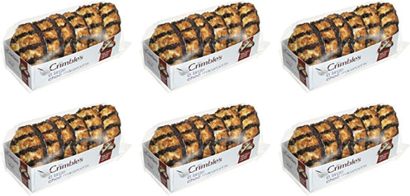 (6 PACK) Mrs Crimbles Large Chocolate Macaroons 240g