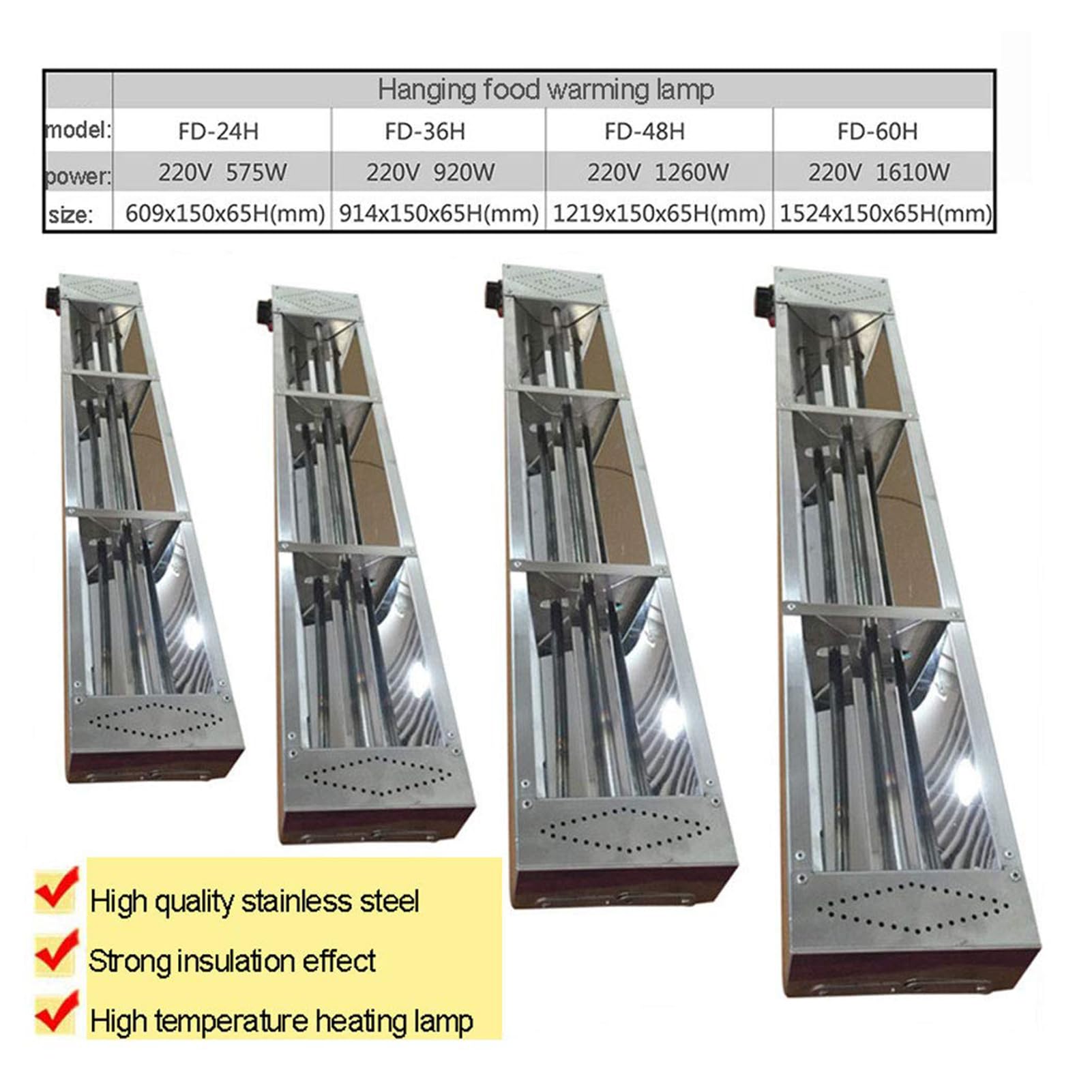 Calentador de Alimentos Eléctrico para Fiestas Buffets, Temperatura Ajustable 30-85 ℃, Calentamiento Uniforme, para Buffet, Hotel, Cantina Mantiene la Comida Caliente