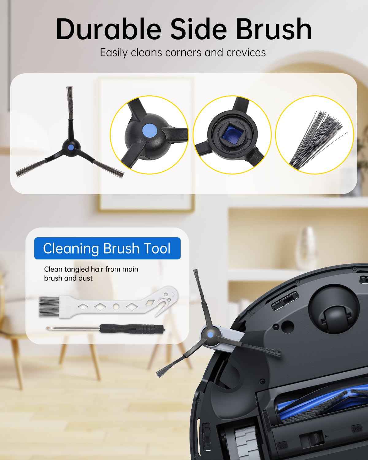 21 Stuks Vervangende Accessoireset voor Ecovacs Deebot X9 Pro Omni 21 Stuks Vervangende Accessoireset voor Ecovacs Deebot X9 Pro Omni
