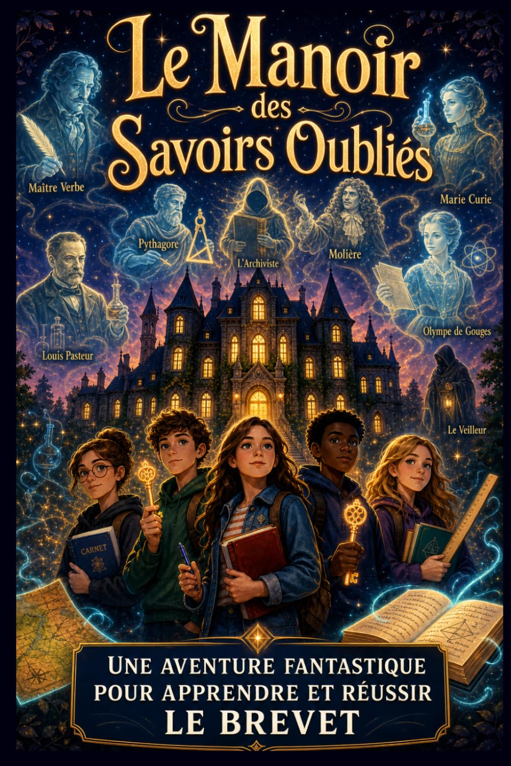 Le Manoir des Savoirs Oubliés Une aventure fantastique pour apprendre et réussir le brevet: Une aventure fantastique pour réviser le brevet des ... et réussir l’examen avec méthode et confiance